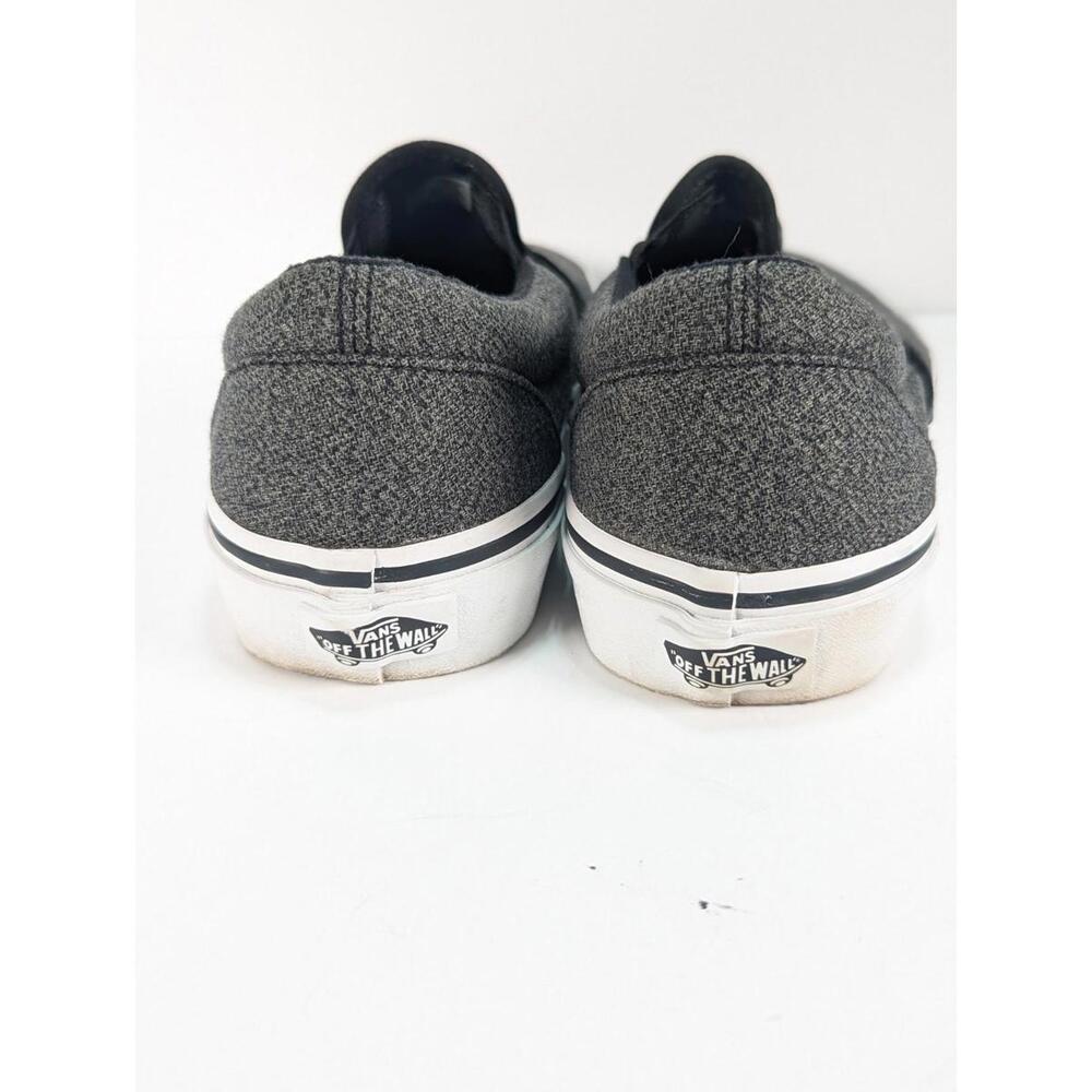 Vans Slip-On Shoes/Sneakers Chambray Gray Womens 8 Unisex Skater Tennies Slipper - Picture 4 of 14